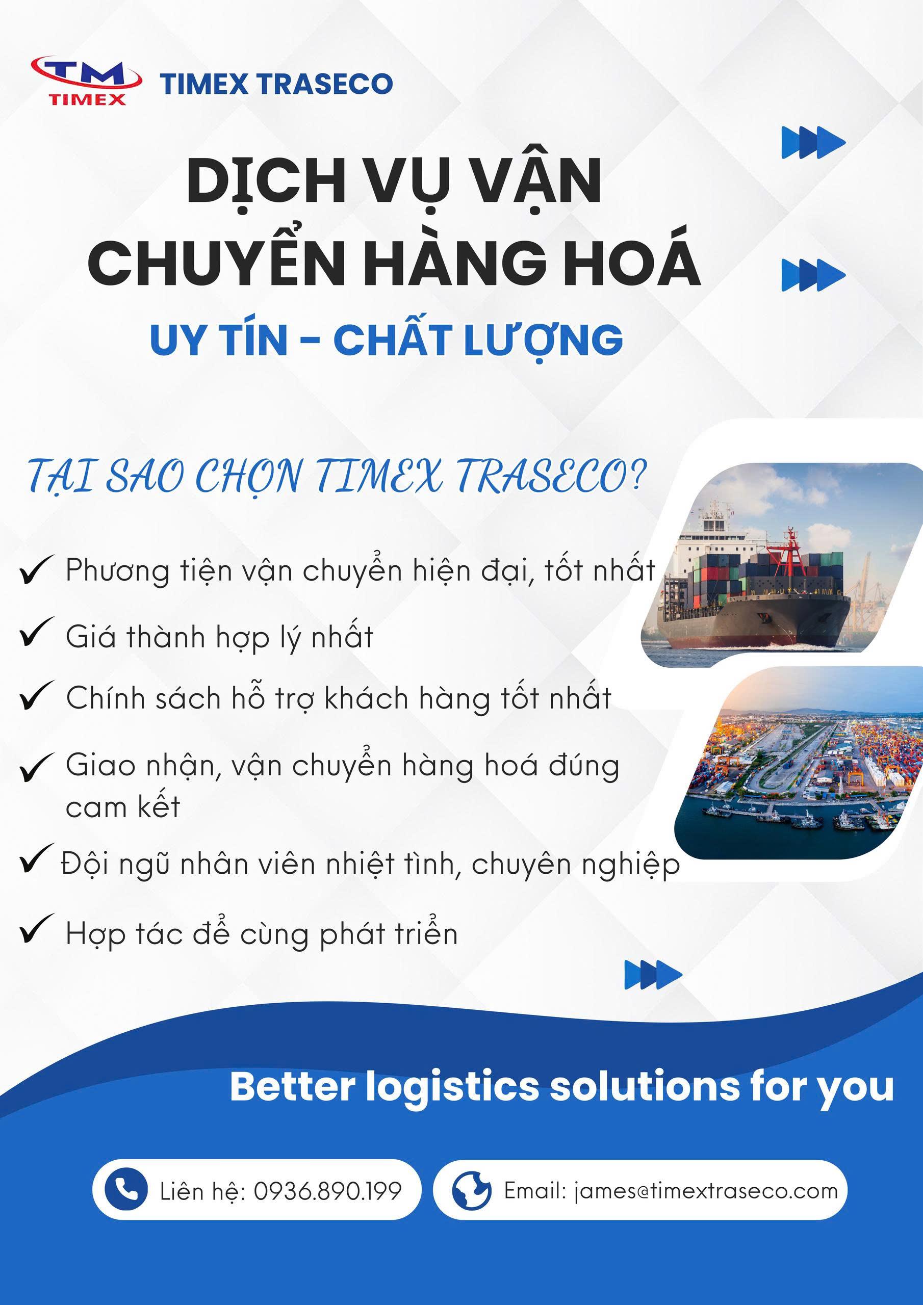 Timex Traseco - Đồng hành cùng doanh nghiệp trên mọi hành trình